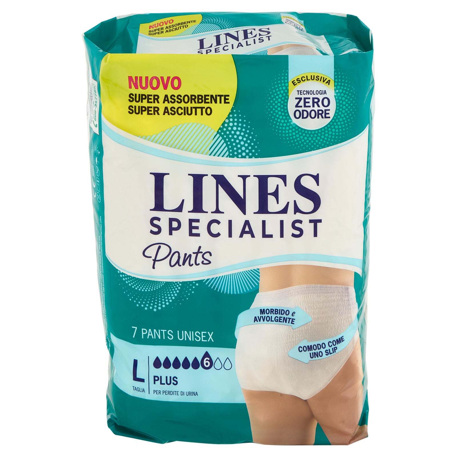 Lines Specialist Pants Unisex Plus Taglia L 7 pz