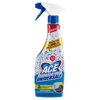 Ace Sgrassatore Universale Lime e Menta Piperita Senza Candeggina 600 ml