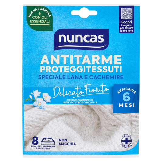 nuncas Antitarme Proteggitessuti Delicato Fiorito 8 pz