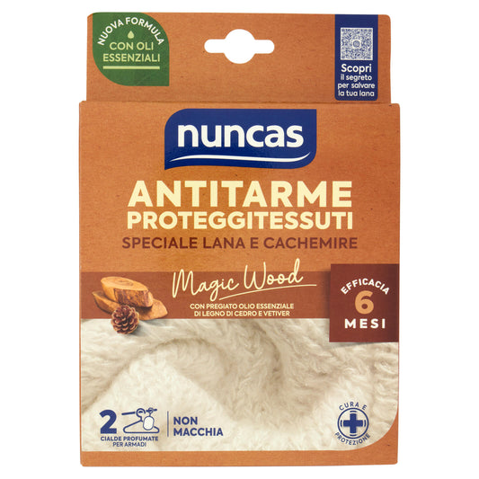 nuncas Antitarme Proteggitessuti Magic Wood 2 pz