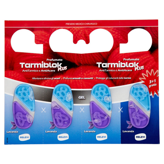 Relevi Tarmiblock Plus Gel Profumato Lavanda 4 x 3,2 g