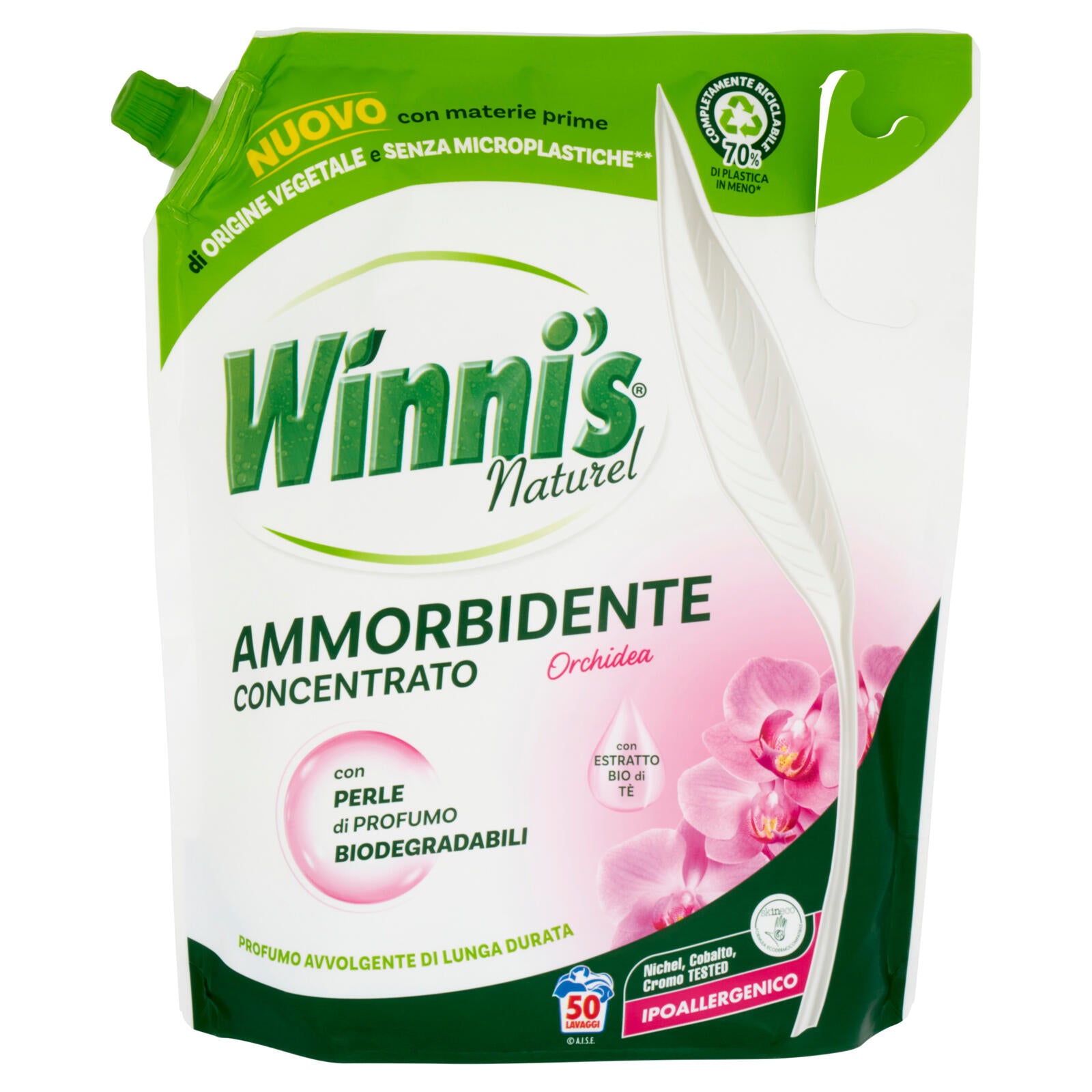 Winni's Naturel Ammorbidente Concentrato Orchidea pouch 50 Lavaggi 1,25 l