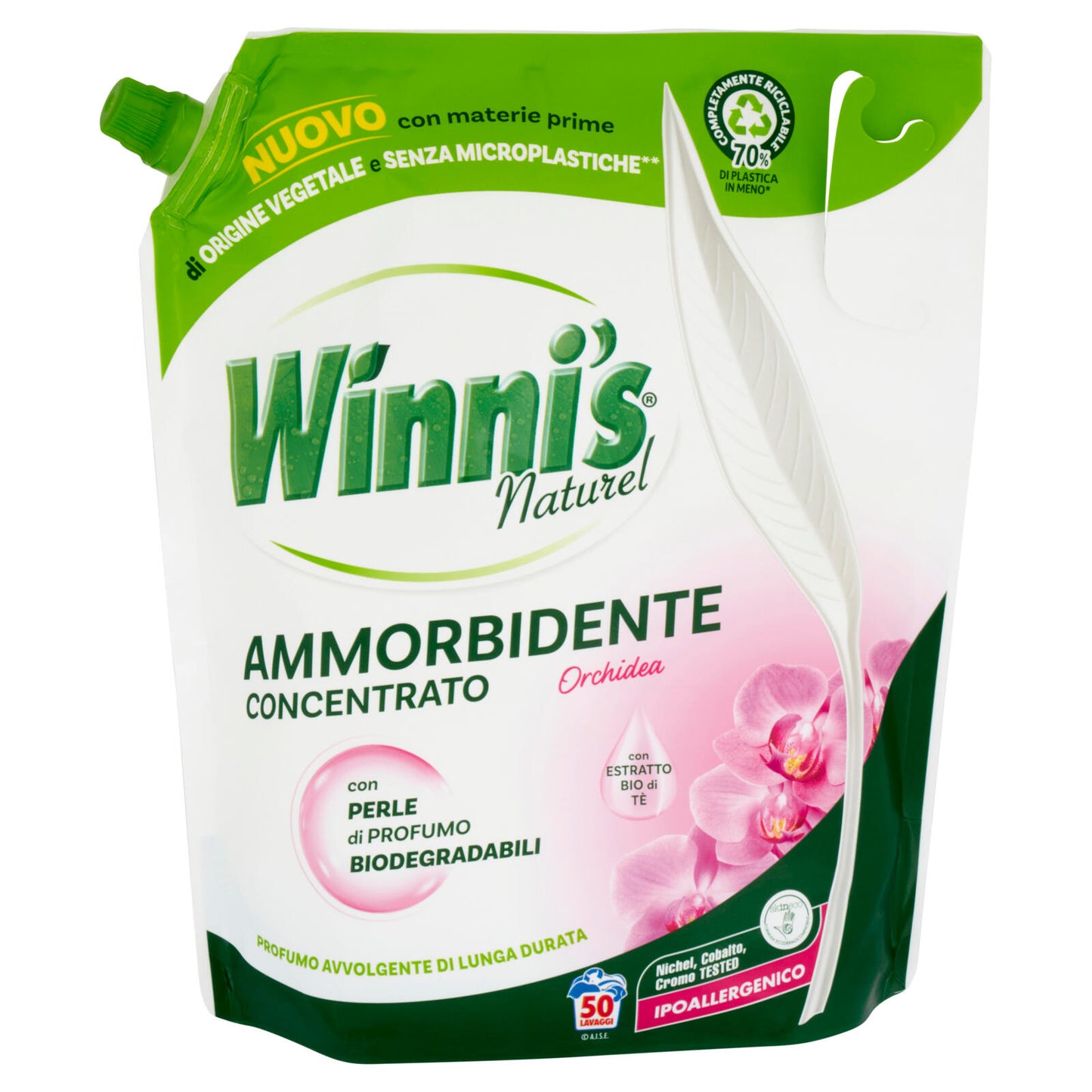 Winni's Naturel Ammorbidente Concentrato Orchidea pouch 50 Lavaggi 1,25 l