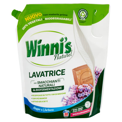 Winni's Naturel Lavatrice Aleppo e Verbena pouch 30 Lavaggi 1,35 l