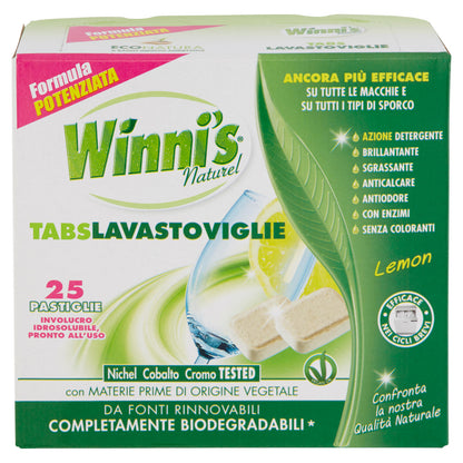 Winni's Tabs Lavastoviglie Lemon 25 x 16 g