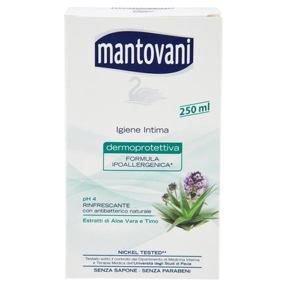 Mantovani Igiene Intima pH 4 Rinfrescante con antibatterico naturale 250 ml