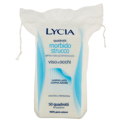 Lycia quadrotti morbido strucco viso & occhi 50 pz