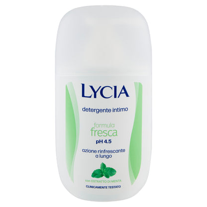 Lycia detergente intimo formula fresca pH 4.5 con Estratto di Menta 200 ml