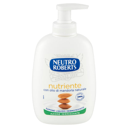 Neutro Roberts nutriente con olio di mandorla naturale Sapone Liquido 200 ml