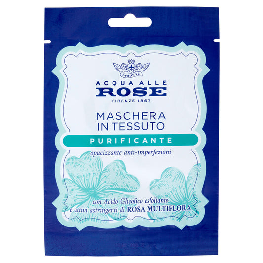 Acqua alle Rose Maschera in Tessuto Purificante 1 pz