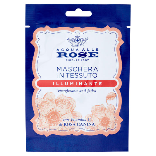 Acqua alle Rose Maschera in Tessuto Illuminante 1 pz