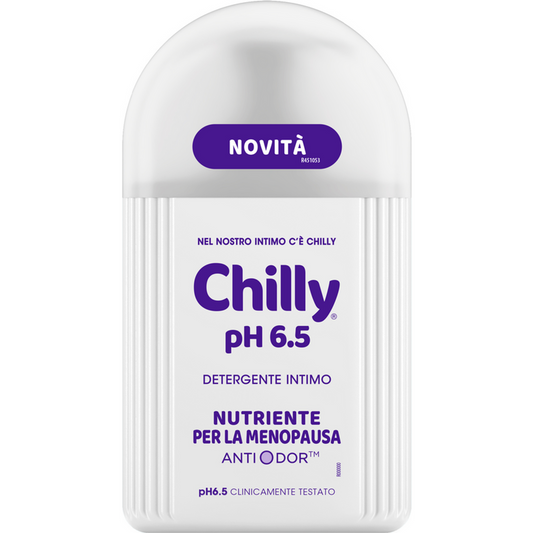 CHILLY - Detergente Intimo Nutriente per Menopausa pH 6.5 - 200 ml