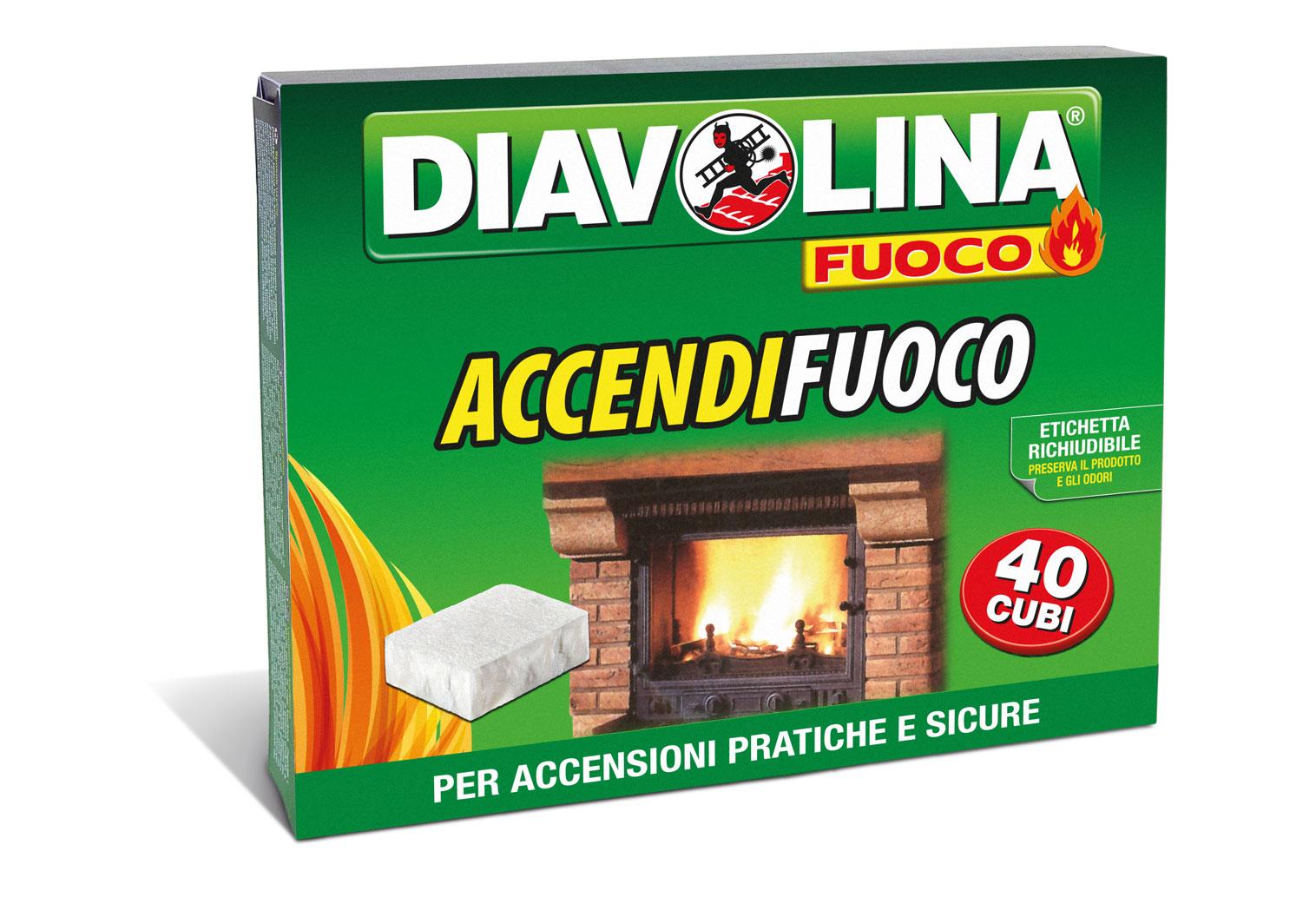 Diavolina Accendifuoco 40 cubi