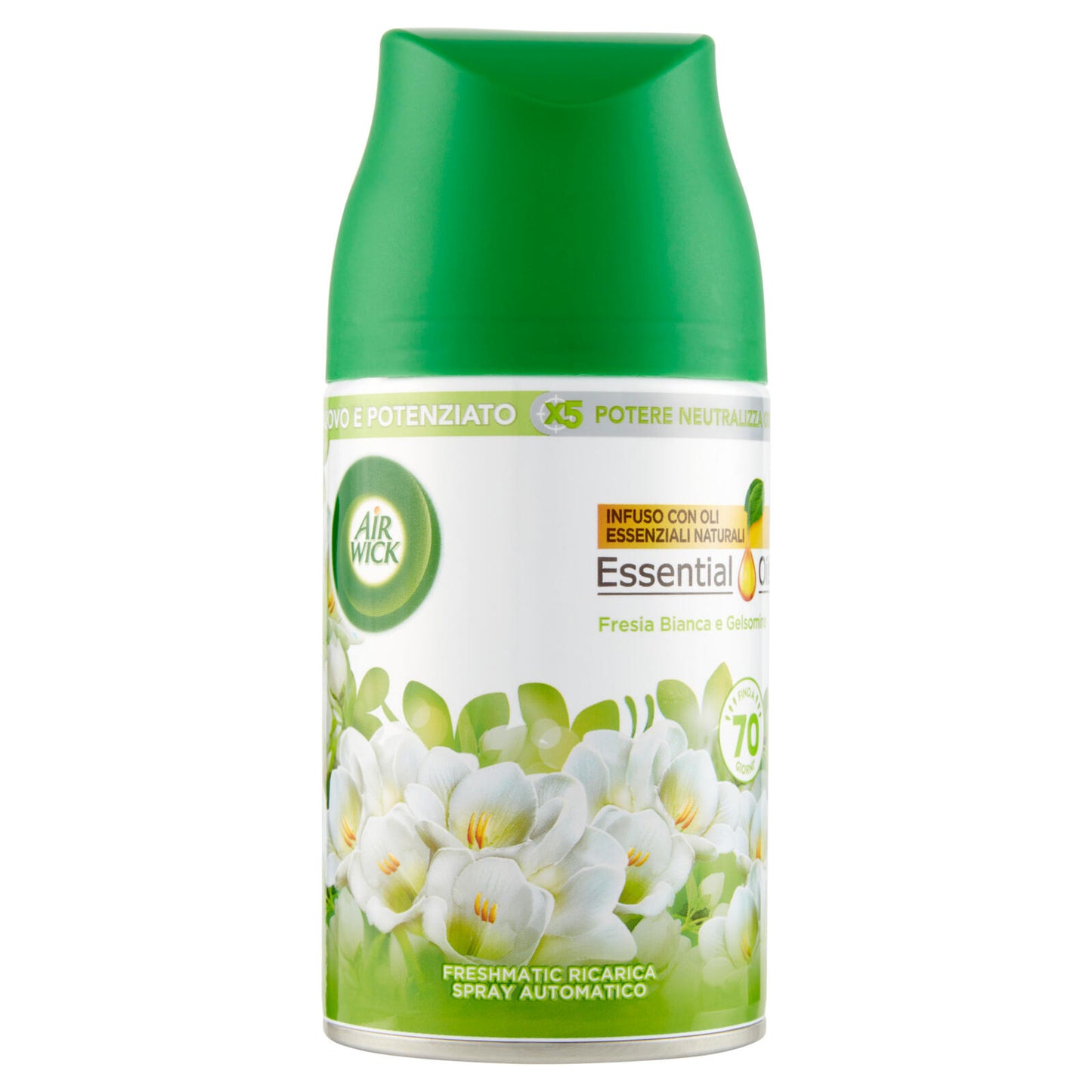 Air Wick Freshmatic Ricarica Fresia Bianca e Gelsomino Profumatore per ambiente 250 ml