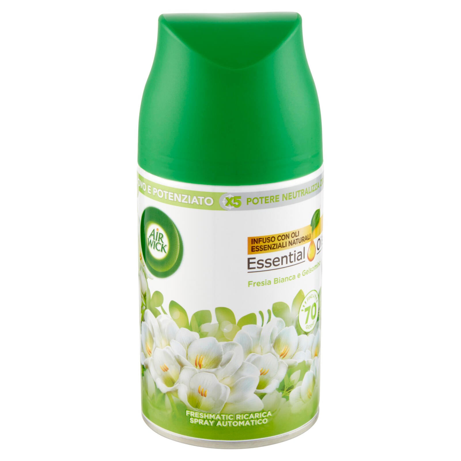 Air Wick Freshmatic Ricarica Fresia Bianca e Gelsomino Profumatore per ambiente 250 ml