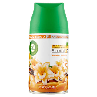 Air Wick Freshmatic Ricarica Vaniglia e Thè Bianco Profumatore per ambiente 250 ml