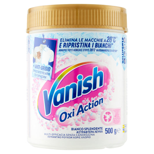 Vanish Oxi Action Multipower Polvere bianca Smacchiatore bucato 500 g