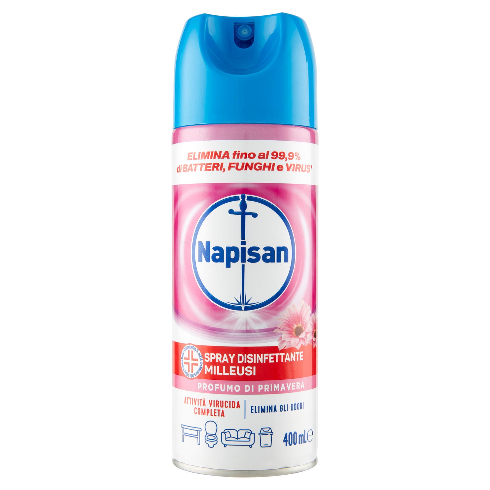 Napisan Spray Disinfettante Milleusi Profumo di Primavera 400 ml