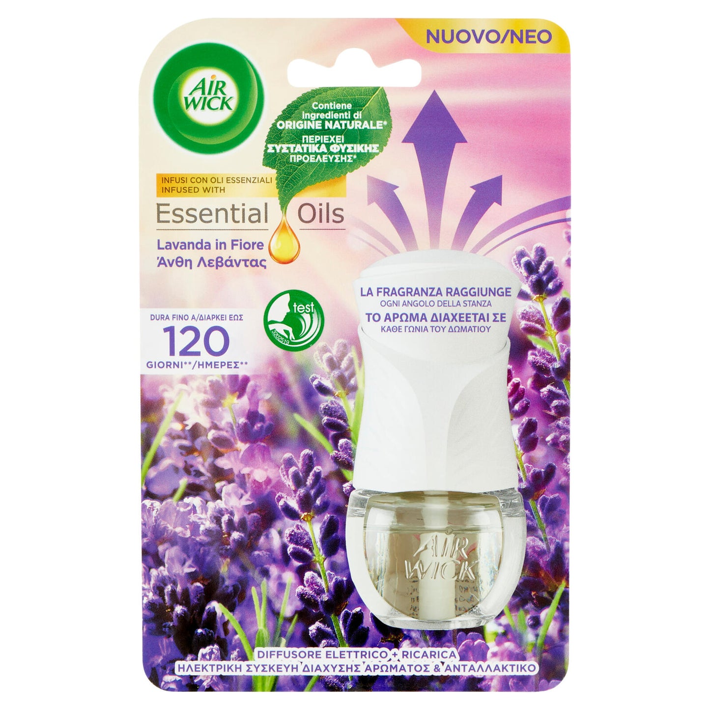 Air Wick Profumatore per Ambienti Lavanda In Fiore Diffusore Elettrico 19 ml