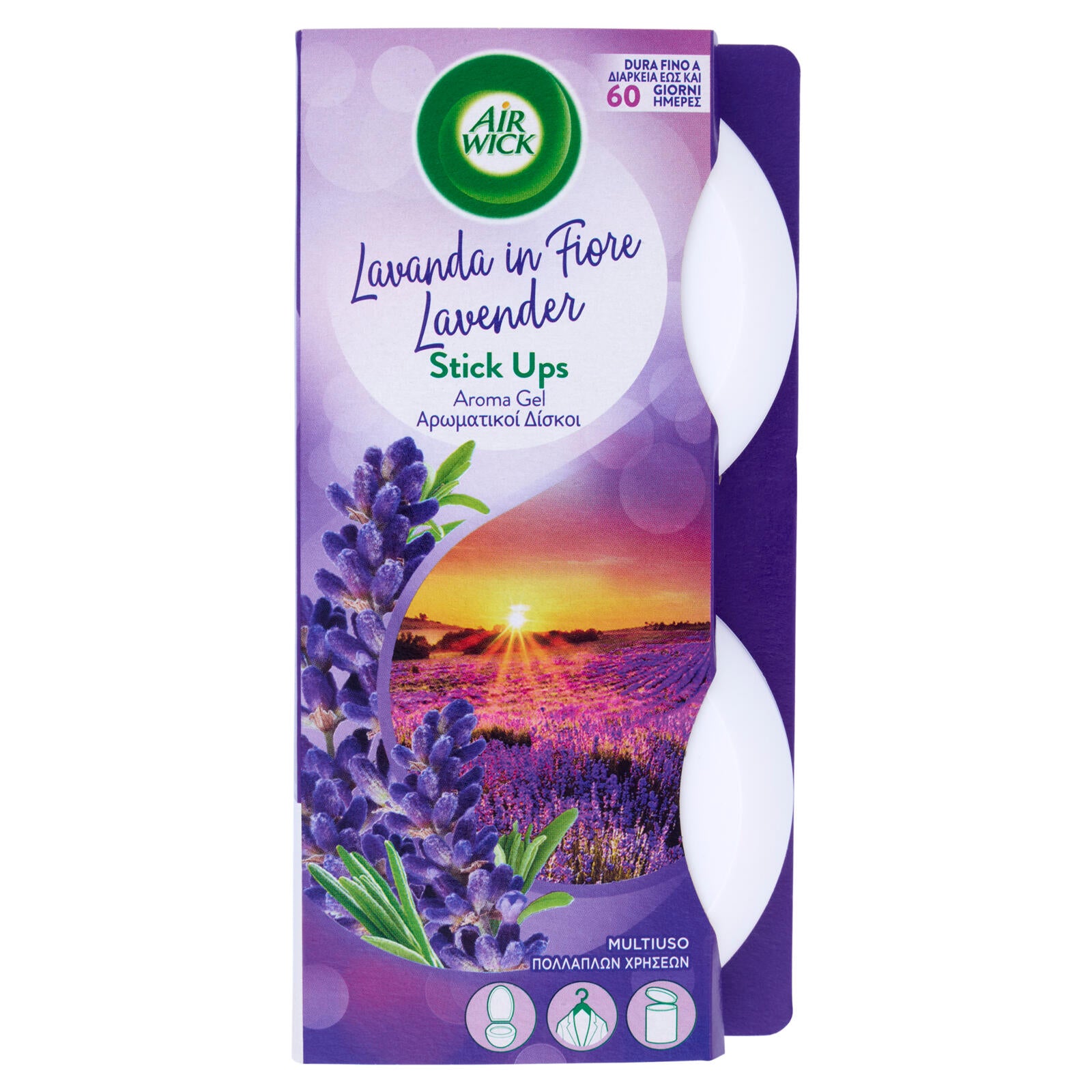 Air Wick Stick Ups Mix Profumatore per ambienti Lavanda in Fiore 2 x 30 g