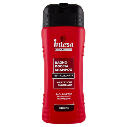 Intesa Pour Homme Bagno Doccia Shampoo Rivitalizzante Ginseng 500 mL