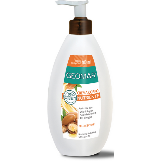 GEOMAR - Crema Corpo Nutriente per Pelli Secche - 95% Ingredienti Naturali - 400 ml