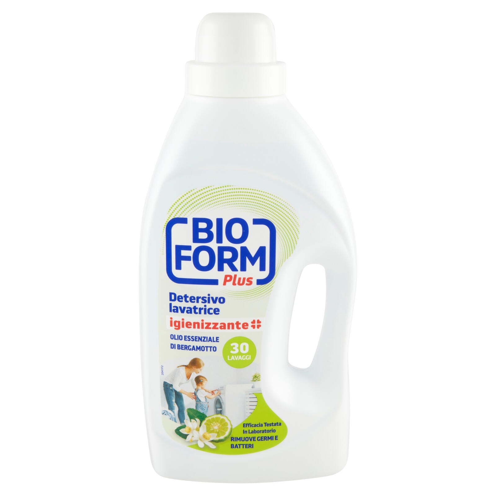 Bioform Plus Detersivo lavatrice igienizzante Olio Essenziale di Bergamotto 1625 ml