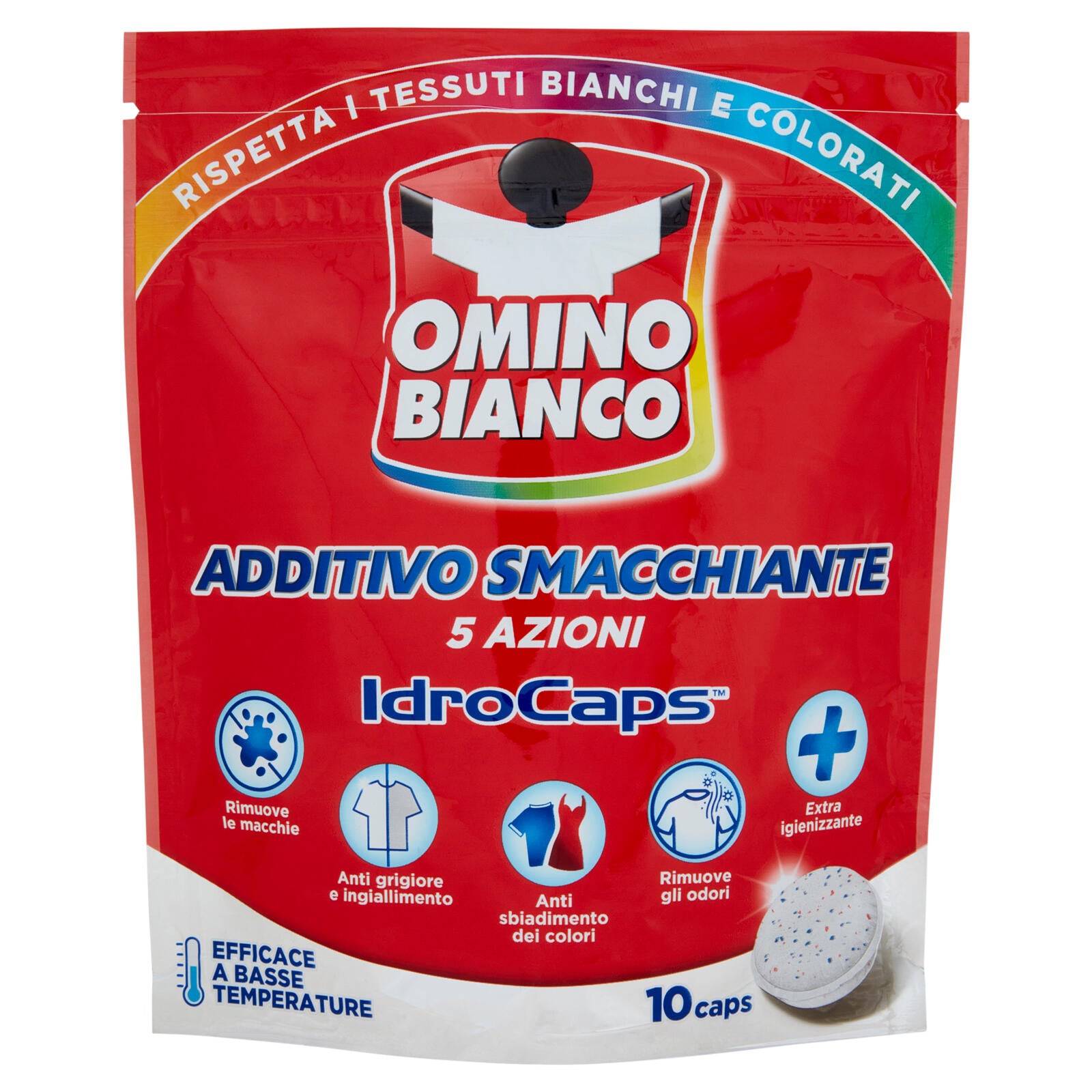 Omino Bianco Additivo Smacchiante IdroCaps 10 caps 200 g