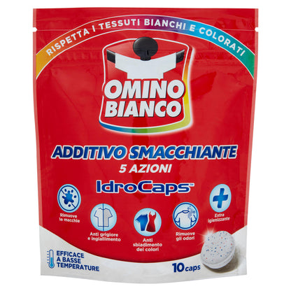 Omino Bianco Additivo Smacchiante IdroCaps 10 caps 200 g