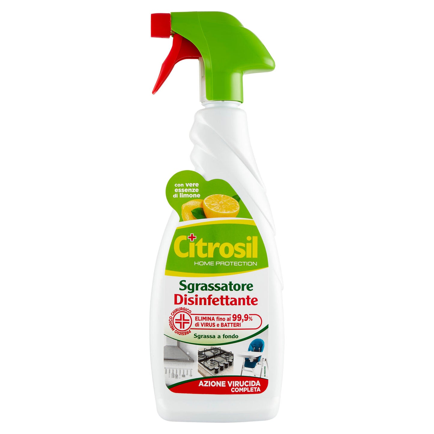 Citrosil Home Protection Sgrassatore Disinfettante con vere essenze di limone 650 ml