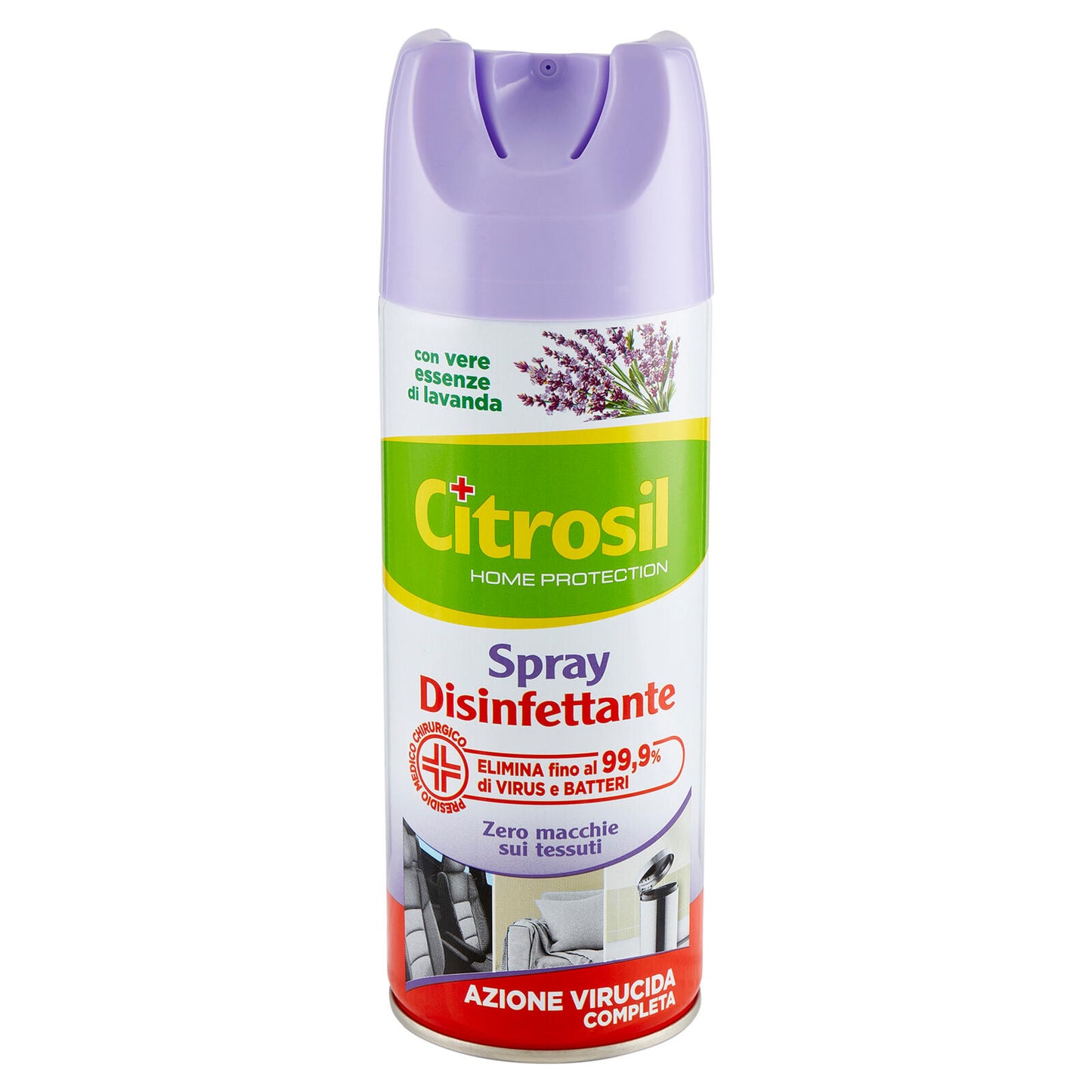 Citrosil Home Protection Spray Disinfettante con vere essenze di lavanda 300 ml