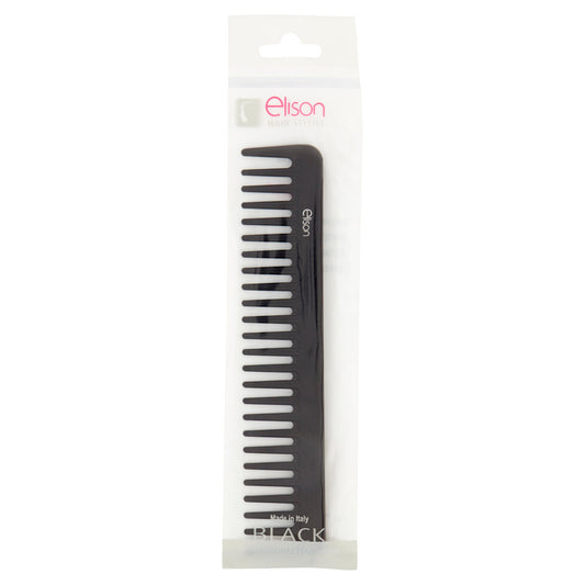 elison Hair Stylist Professional Hair Comb Pettine pro rado ergonomico Black