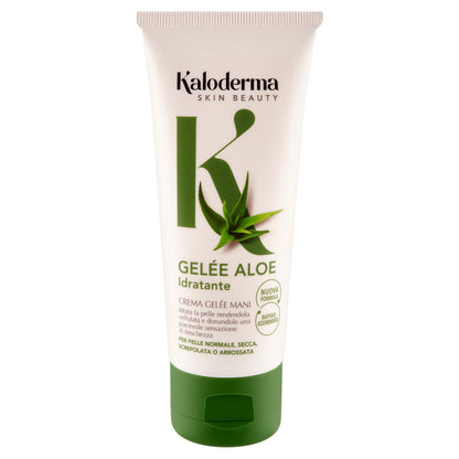 Kaloderma Idratante Gelée Aloe Crema Gelée Mani per Pelle Normale,Secca,Screpolata o Arrossata 100ml