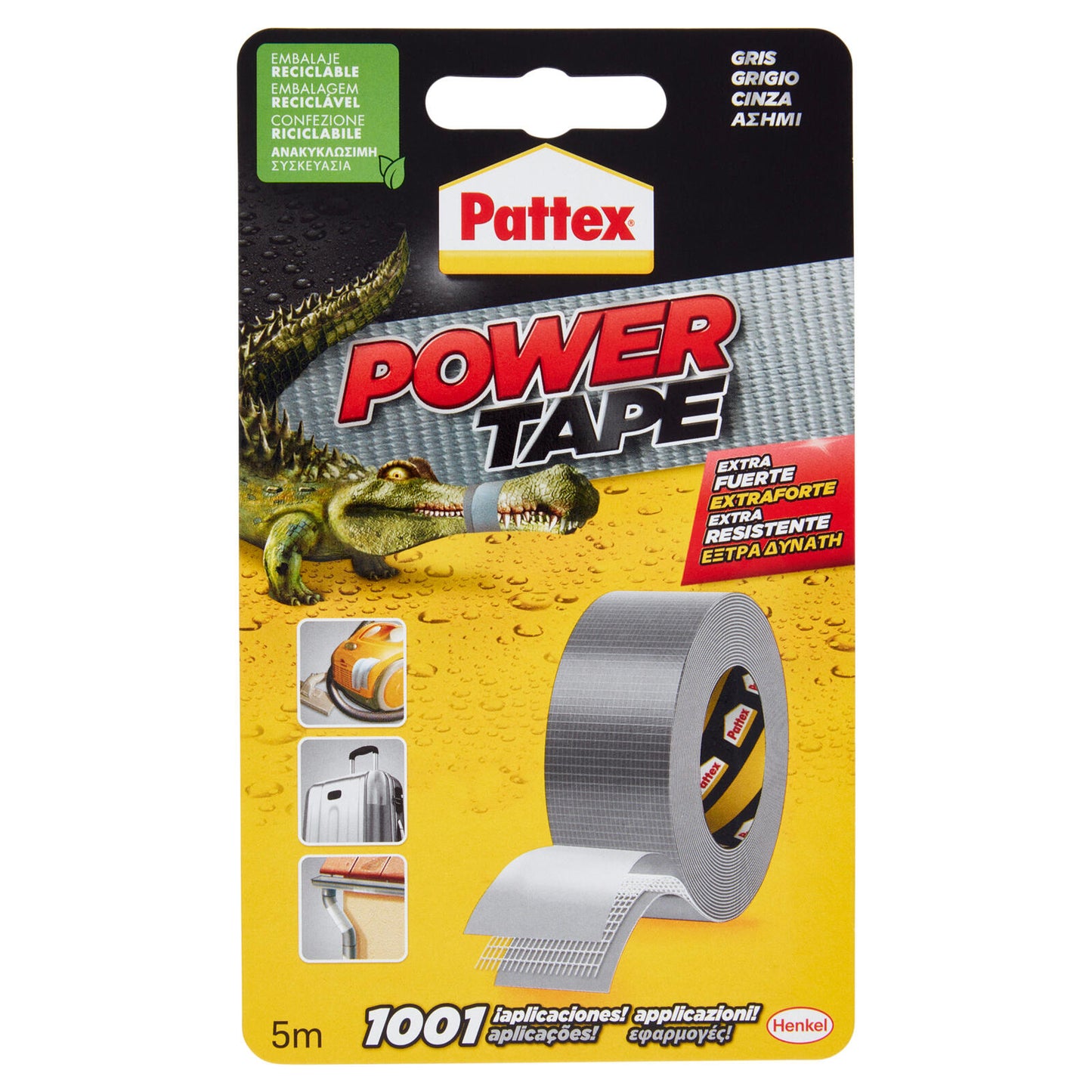 PATTEX Power Tape Grigio 5m