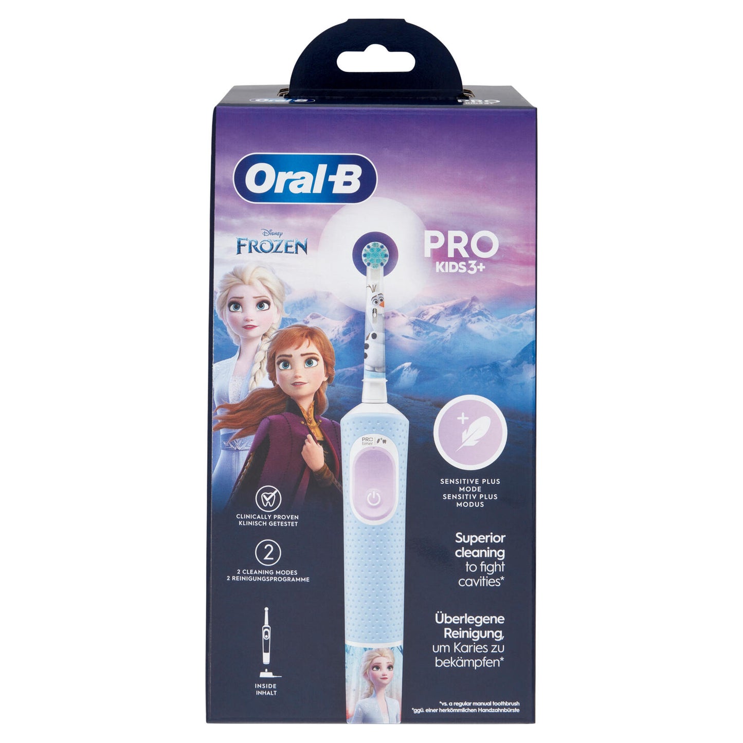 Oral-B Spazzolino Elettrico Ricaricabile Disney Frozen Pro Kids3+