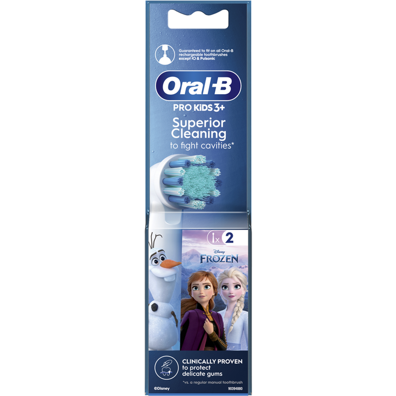 ORAL B - RICAMBIO SPAZZOLINO ELETTRICO PRO KIDS 3+ FROZEN - 2 PEZZI