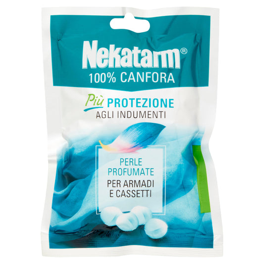 Nekatarm 100% Canfora Perle Profumate per Armadi e Cassetti 50 g