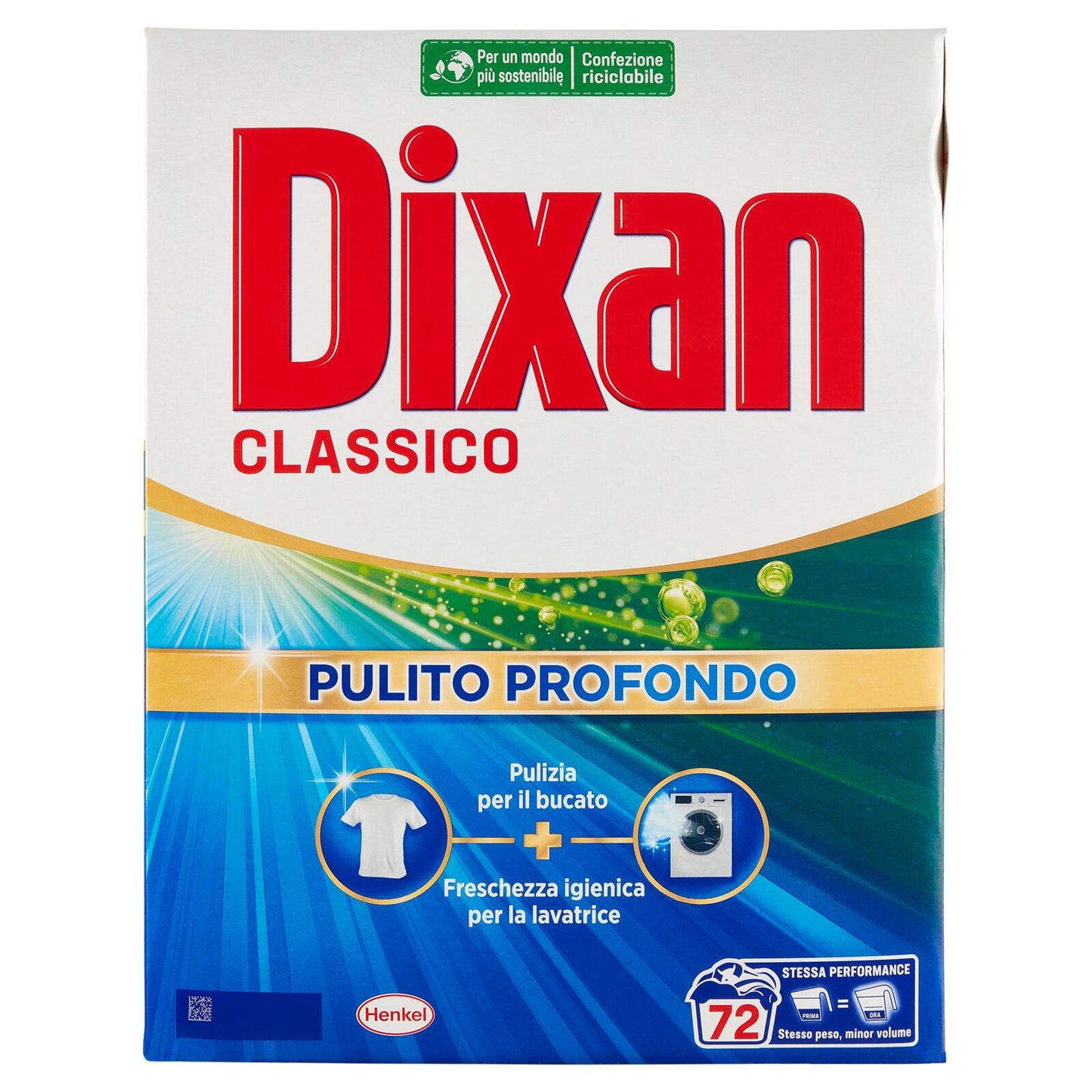 DIXAN Polvere Classico 72 lavaggi 3,960 kg