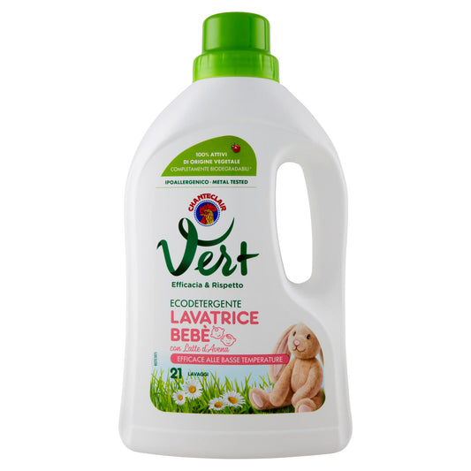 Vert di Chanteclair Lavatrice Bebè con Latte d'Avena 1071 ml