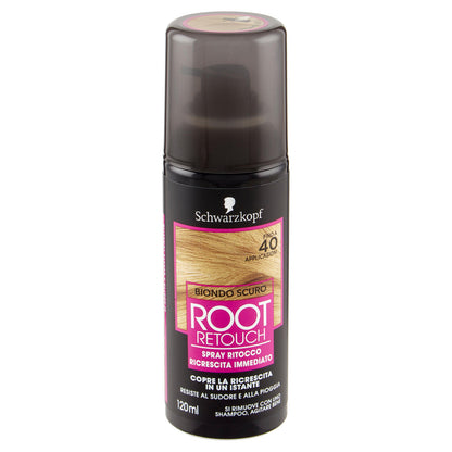 Schwarzkopf Root Retouch Spray Ritocco Ricrescita Immediato Biondo Scuro 120 ml