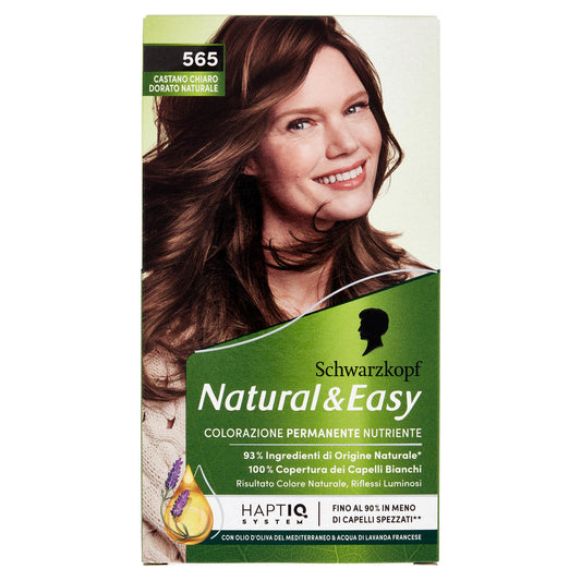 Schwarzkopf Natural&Easy 565 Castano Chiaro Dorato Naturale