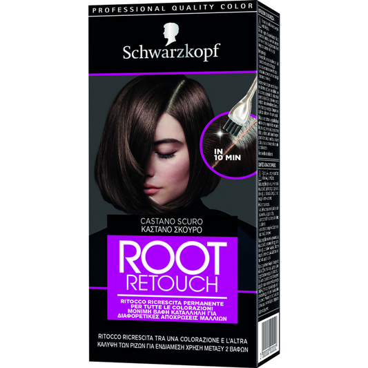 SCHWARZKOPF - Ritocco Ricrescita Permanente 10 Minuti - Castano Scuro