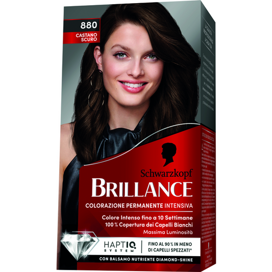 BRILLANCE - COLORAZIONE INTENSA FINO A 10 SETTIMANE - 880 CASTANO SCURO