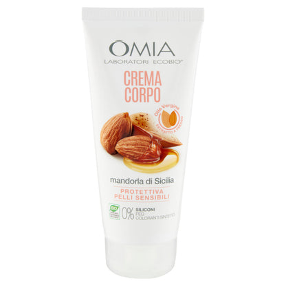 Omia Laboratori Ecobio Crema Corpo mandorla di Sicilia Protettiva 200 ml