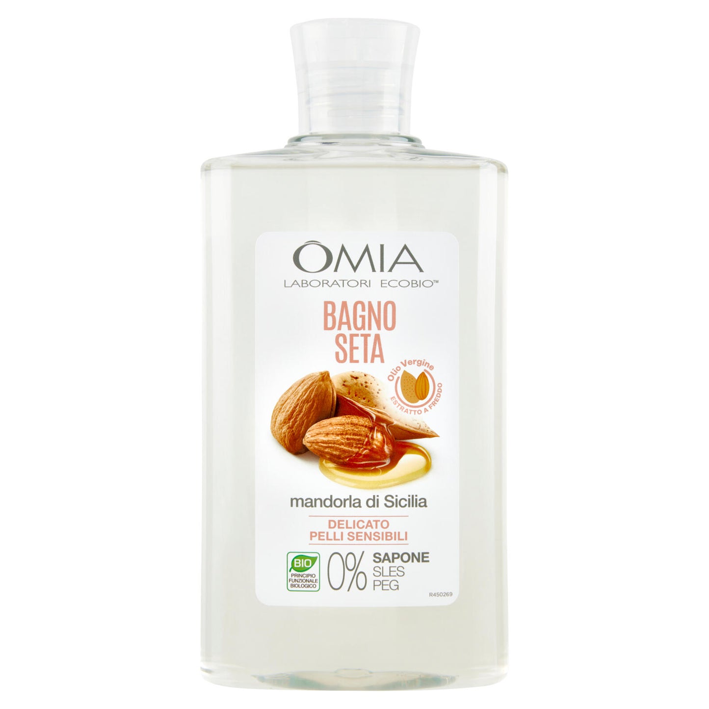 Omia Laboratori Ecobio Bagno Seta mandorla di Sicilia Delicato 400 ml