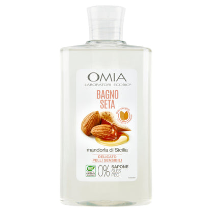 Omia Laboratori Ecobio Bagno Seta mandorla di Sicilia Delicato 400 ml