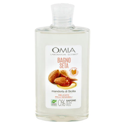 Omia Laboratori Ecobio Bagno Seta mandorla di Sicilia Delicato 400 ml