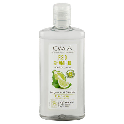 Omia Laboratori Ecobio Fisio Shampoo ecobiologico bergamotto di Calabria Purificante 200 ml