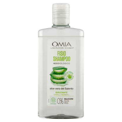 Omia Laboratori Ecobio Fisio Shampoo ecobiologico aloe vera del Salento Idratante 200 ml