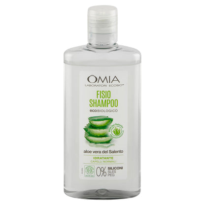 Omia Laboratori Ecobio Fisio Shampoo ecobiologico aloe vera del Salento Idratante 200 ml